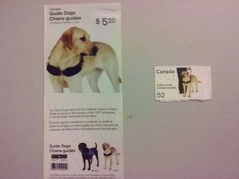 Guide Dog Postage Stamps