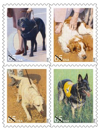 Dog Postage Stamps