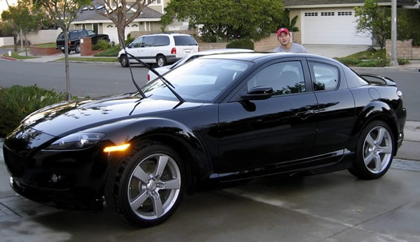 The Black Mazda Rx-8