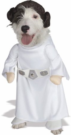 Princess Leia Dog Halloween Costume