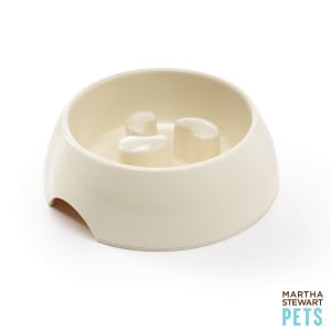 Martha Stewart Slow Feeder Dog Bowl