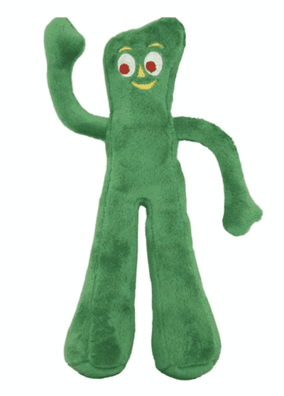 Gumby plush dog toy